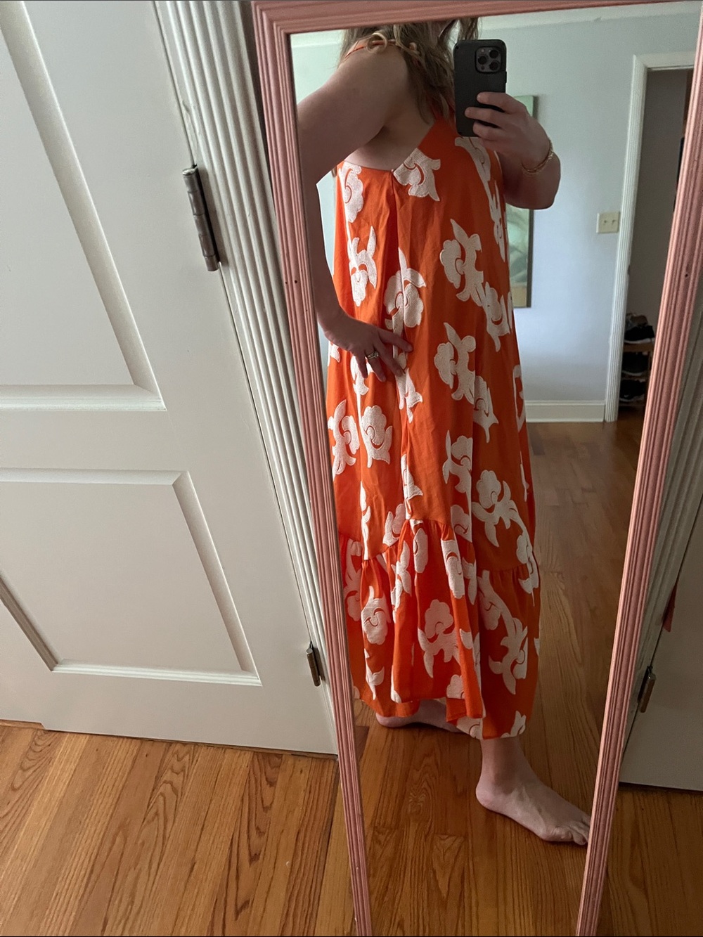 Anthropologie Phoebe Flounced Maxi Dress Exquise - Picture 8 of 16